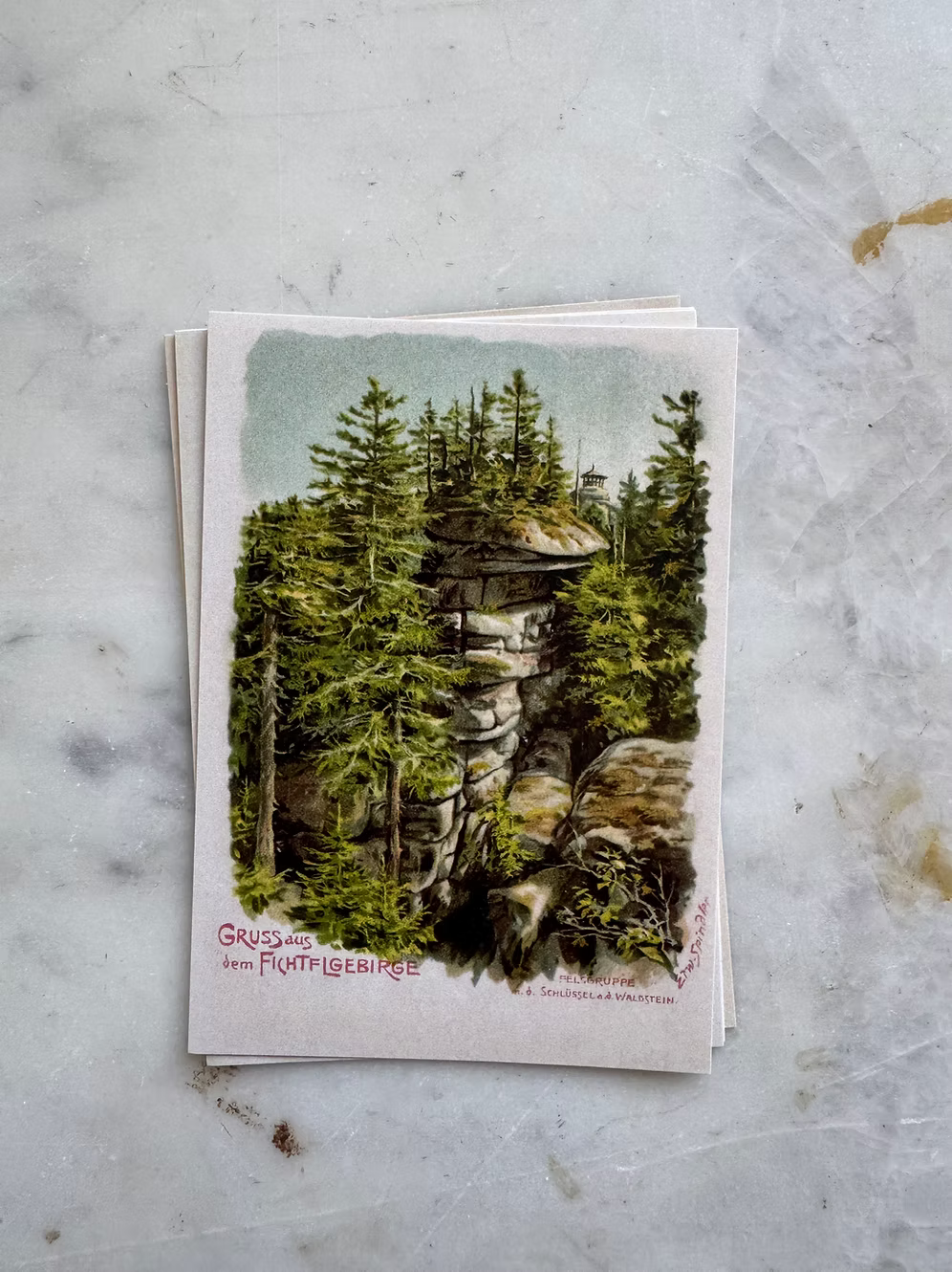 Journal sticker Fichtelgebirge