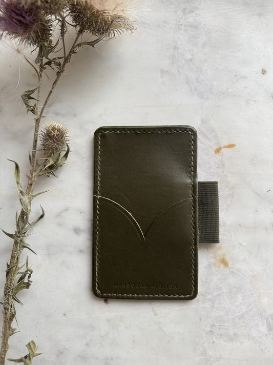 Fougère notebook companion with pen loop