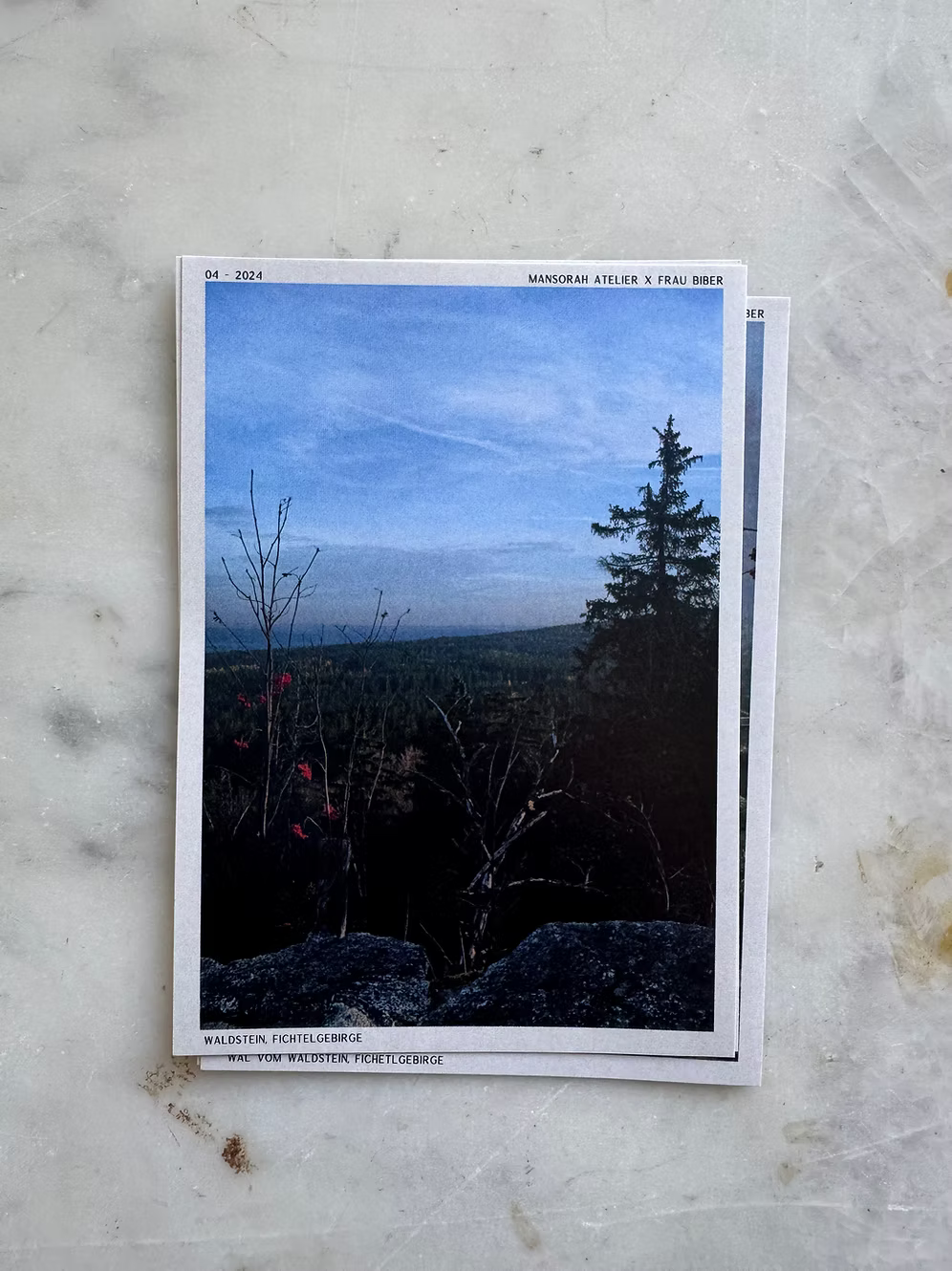 Journal stickers Trading Cards Fichtelgebirge