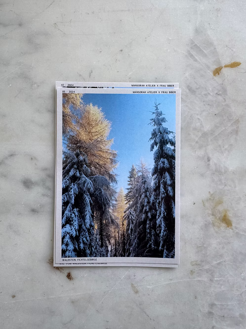 Journal stickers Trading Cards Fichtelgebirge