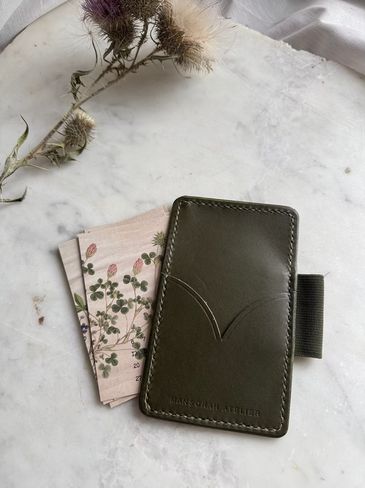 Fougère notebook companion with pen loop