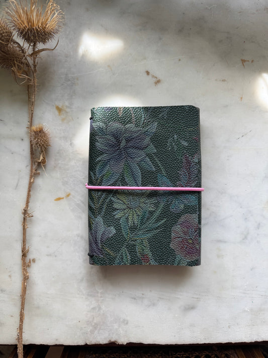 RTS Flower Trifold Travelers Notebook