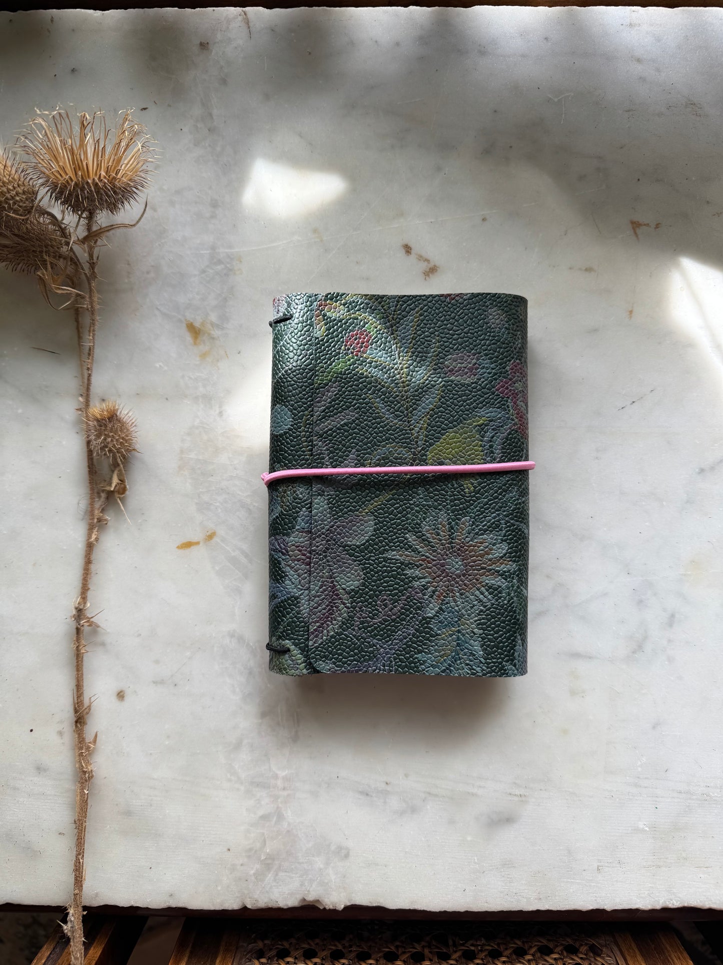 RTS Flower Trifold Travelers Notebook