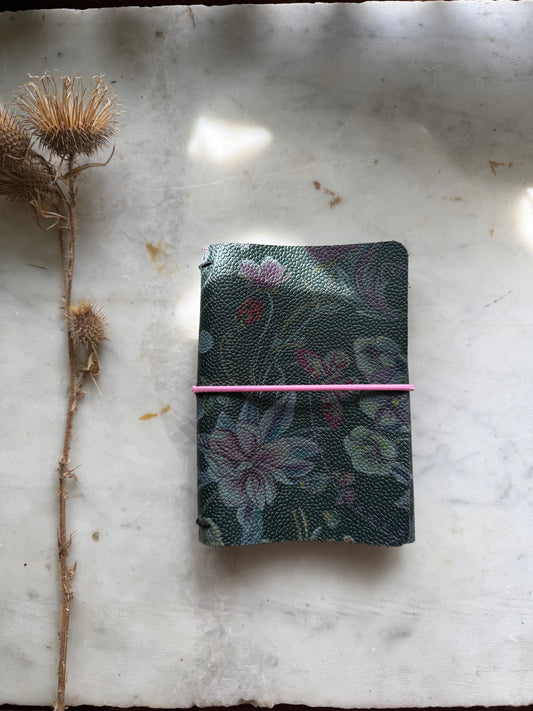 RTS Flower Trifold Travelers Notebook