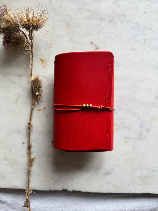 Dianthus Trifold Travelers Notebook