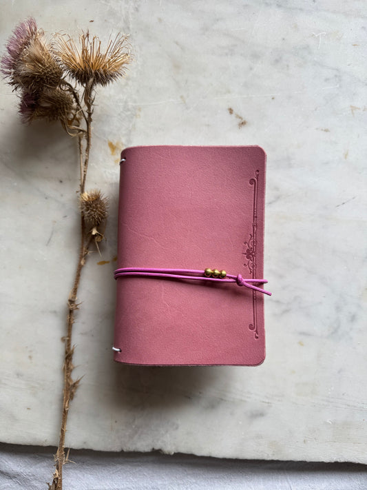 Wild Rose Trifold Travelers Notebook