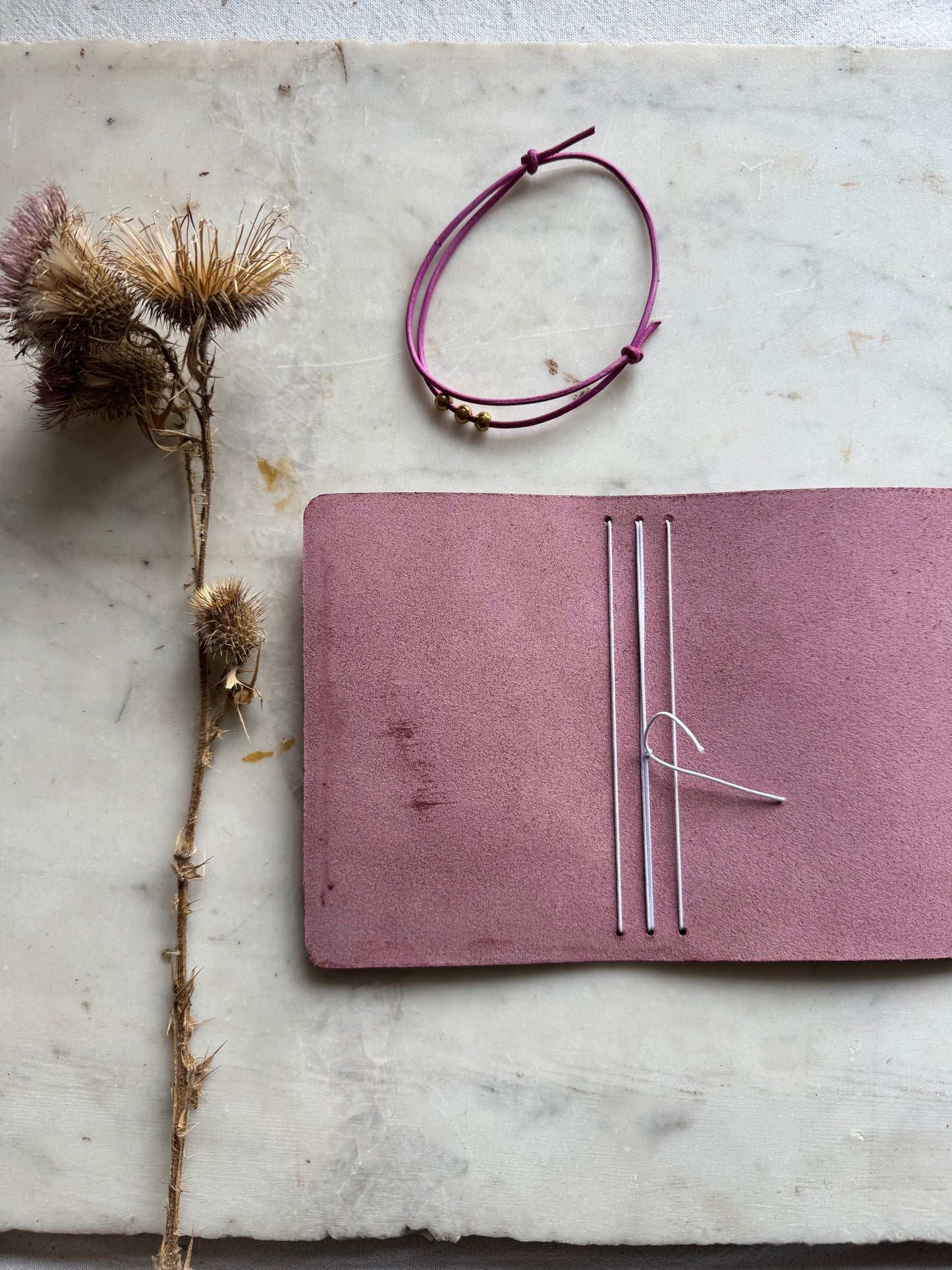 Wild Rose Trifold Travelers Notebook